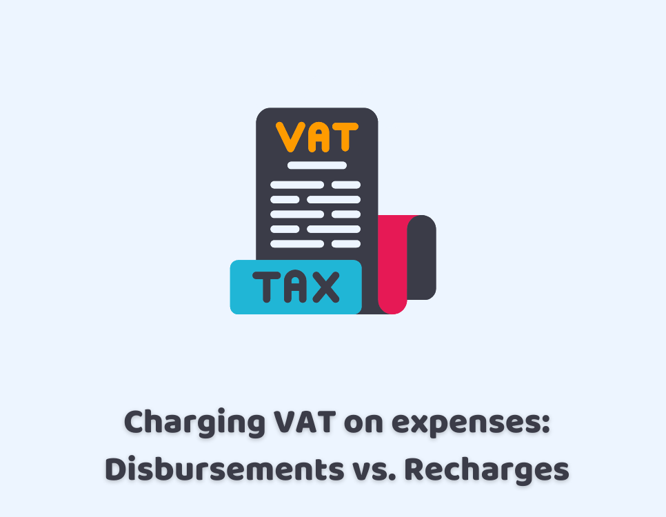 VAT on disbursement